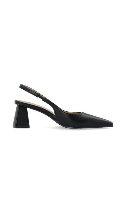 BIAMARALYN Slingback Smooth Faux Leather