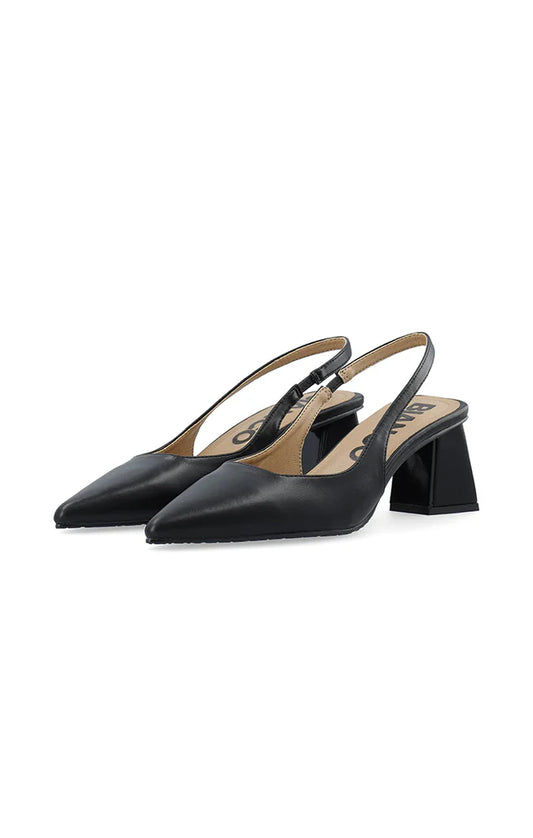 BIAMARALYN Slingback Smooth Faux Leather