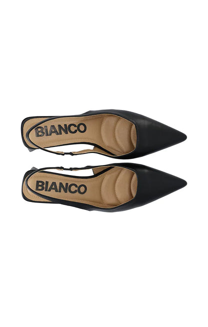 BIAMARALYN Slingback Smooth Faux Leather
