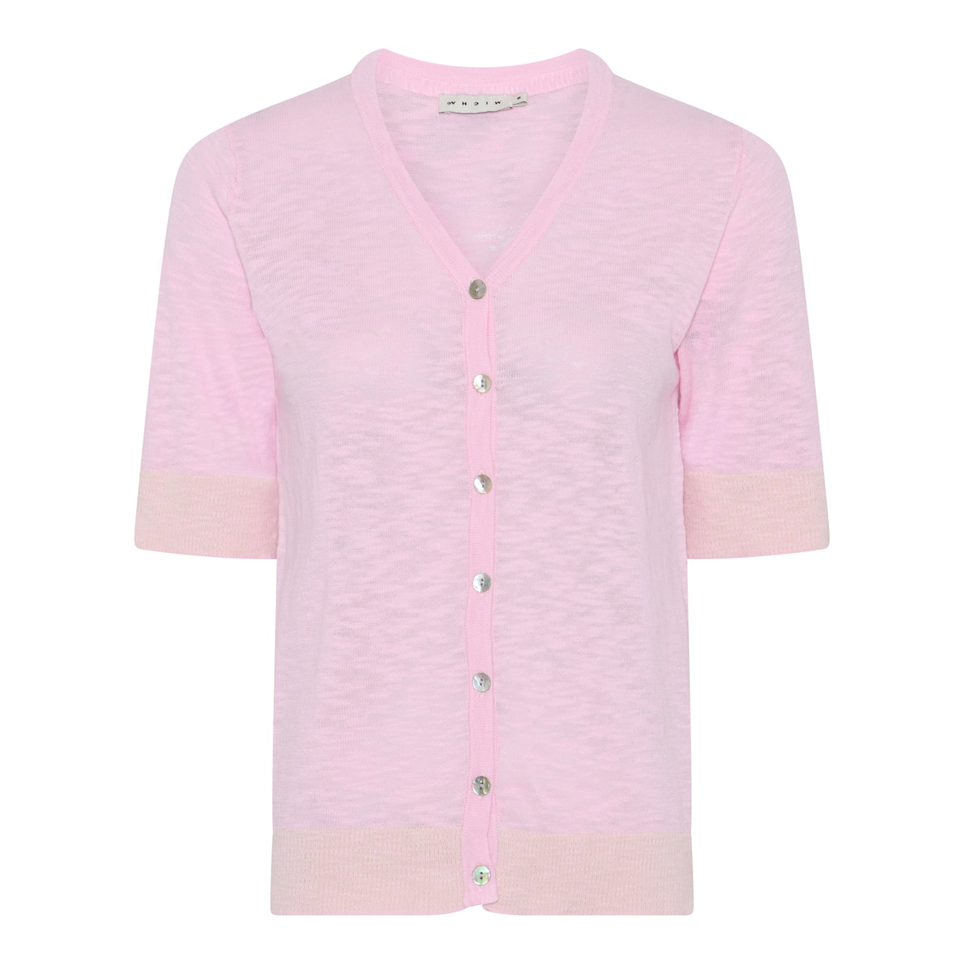 Micha Linen Short Sleeve Cardigan