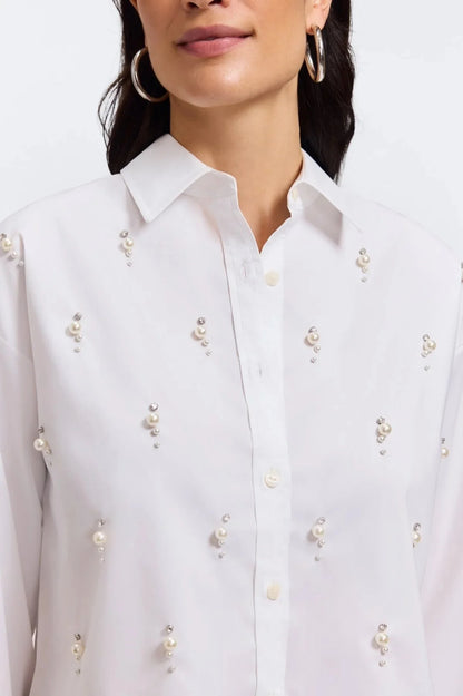 Foxcroft Marina Pearl Shirt