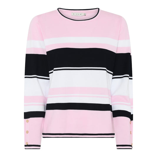 Micha 3/4 Sleeve Stripe Top