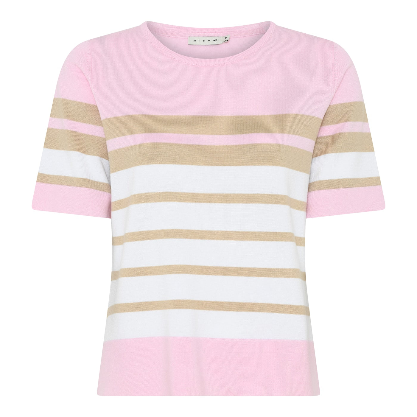 Micha Stripe Crew Neck Top