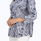 Foxcroft Vena Non-Iron Paisley Popover Shirt
