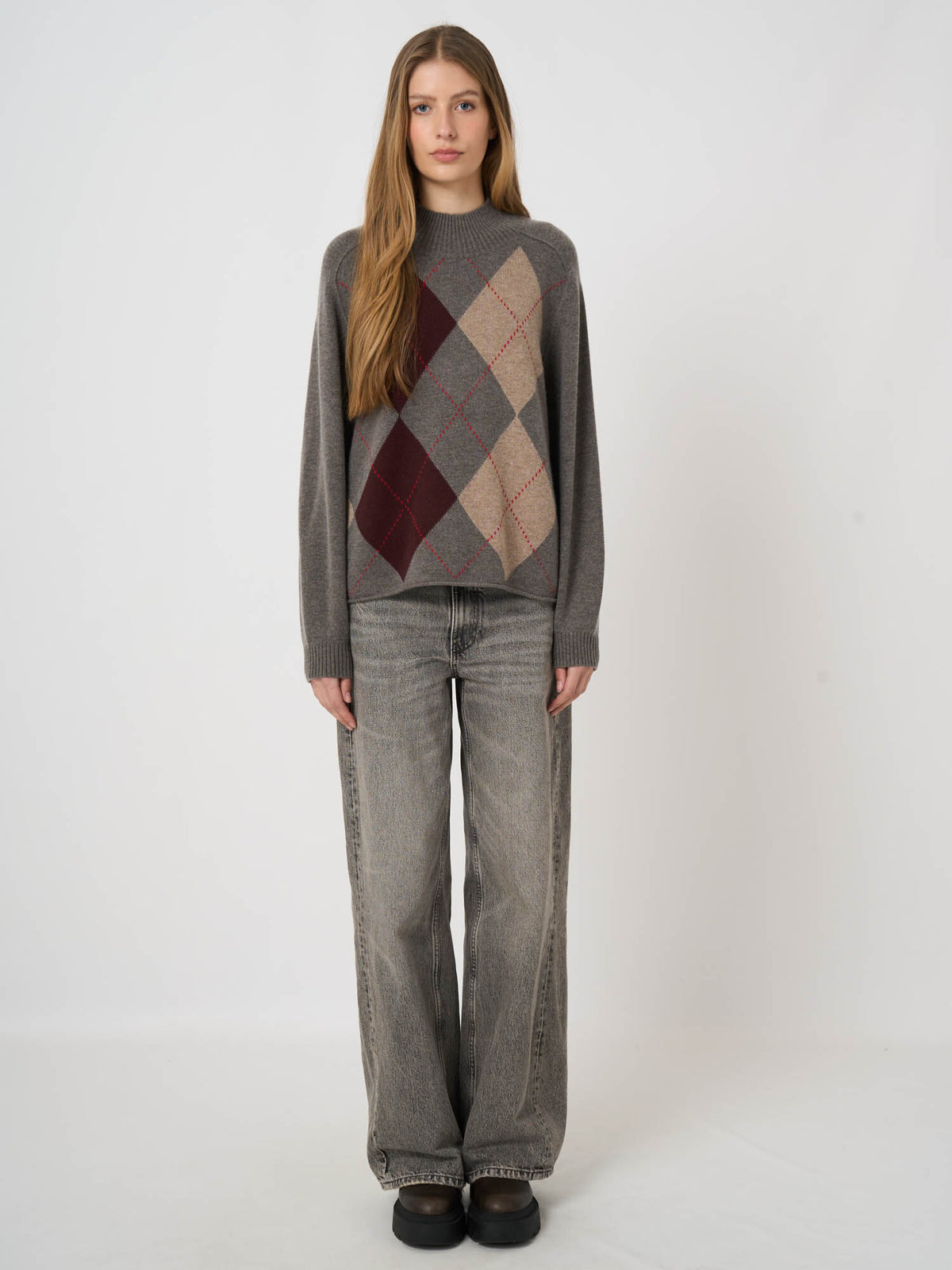 REPEAT Argyle Knit