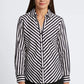 Foxcroft Mary Cotton Sateen Stripe Shirt