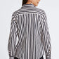 Foxcroft Mary Cotton Sateen Stripe Shirt