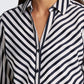 Foxcroft Mary Cotton Sateen Stripe Shirt