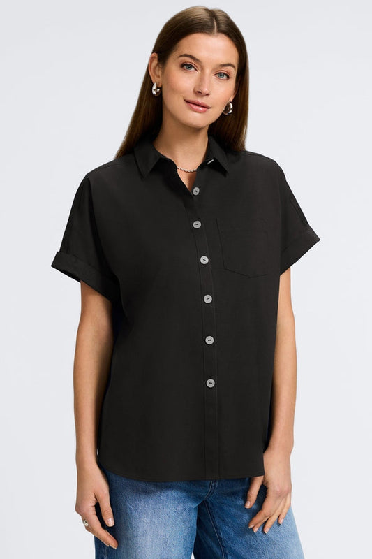 Foxcroft Abigail Cap Sleeve Shirt