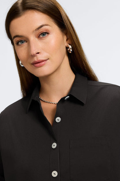 Foxcroft Abigail Cap Sleeve Shirt