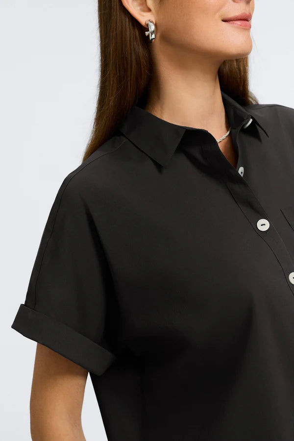 Foxcroft Abigail Cap Sleeve Shirt