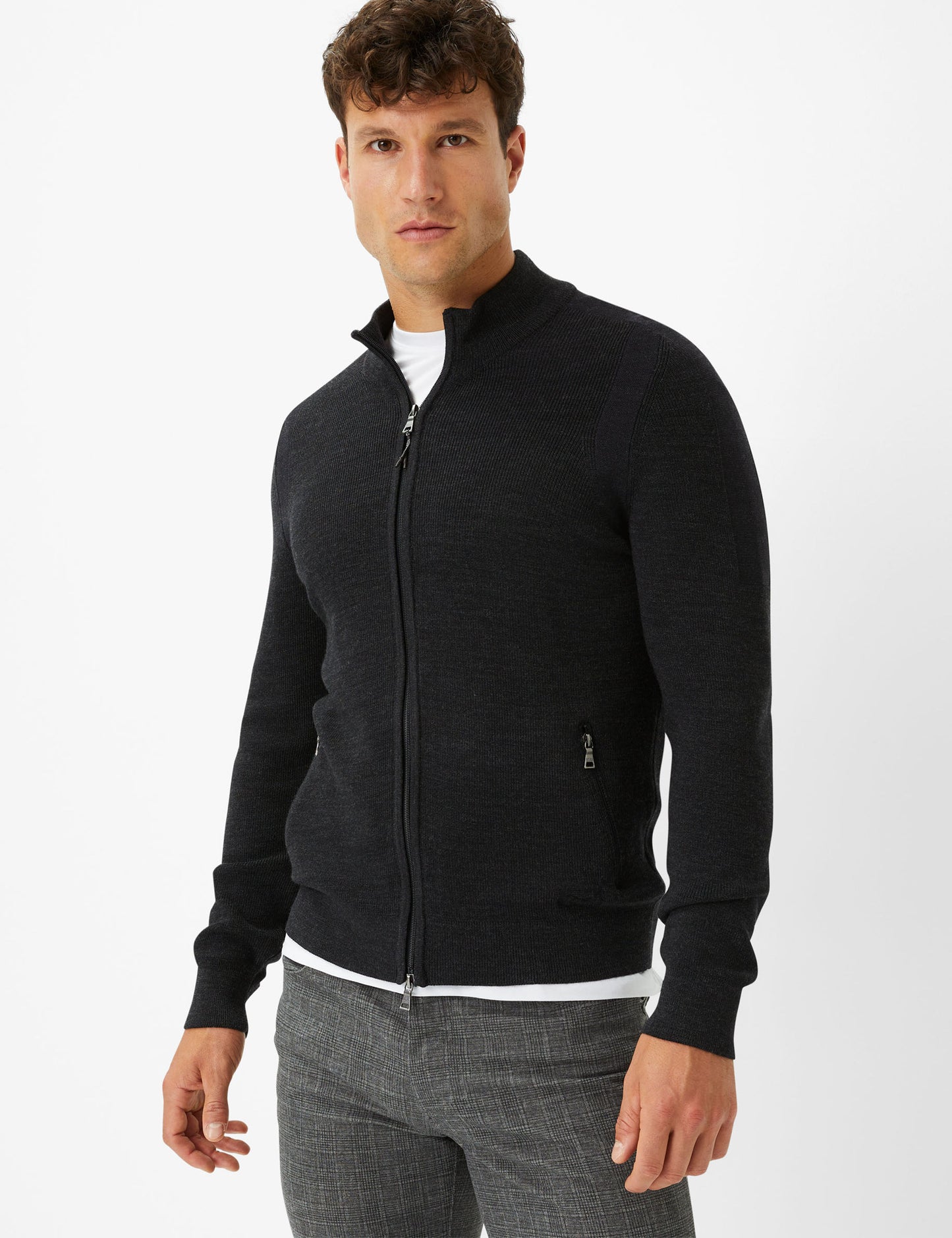 Brax Men's John Zip Up Sweater