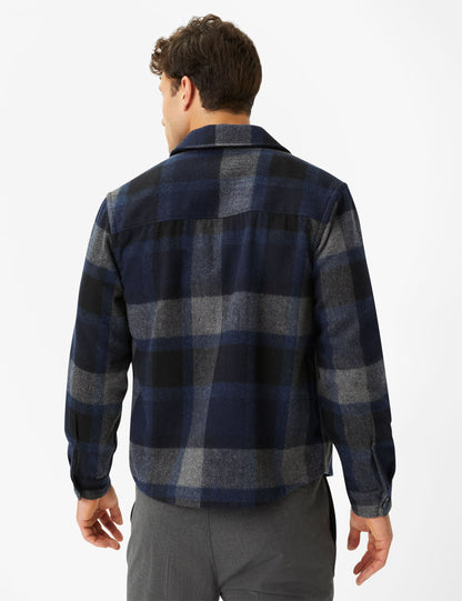 Brax Men's Santiago Plaid Flannel Shirt