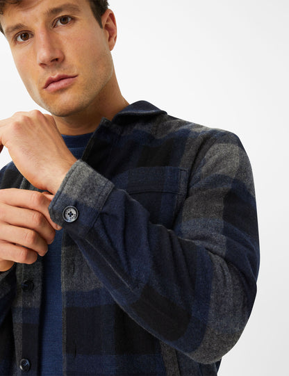 Brax Men's Santiago Plaid Flannel Shirt