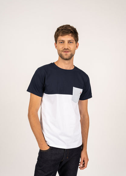 Saint James Men's Cyriac Colourblock T-Shirt