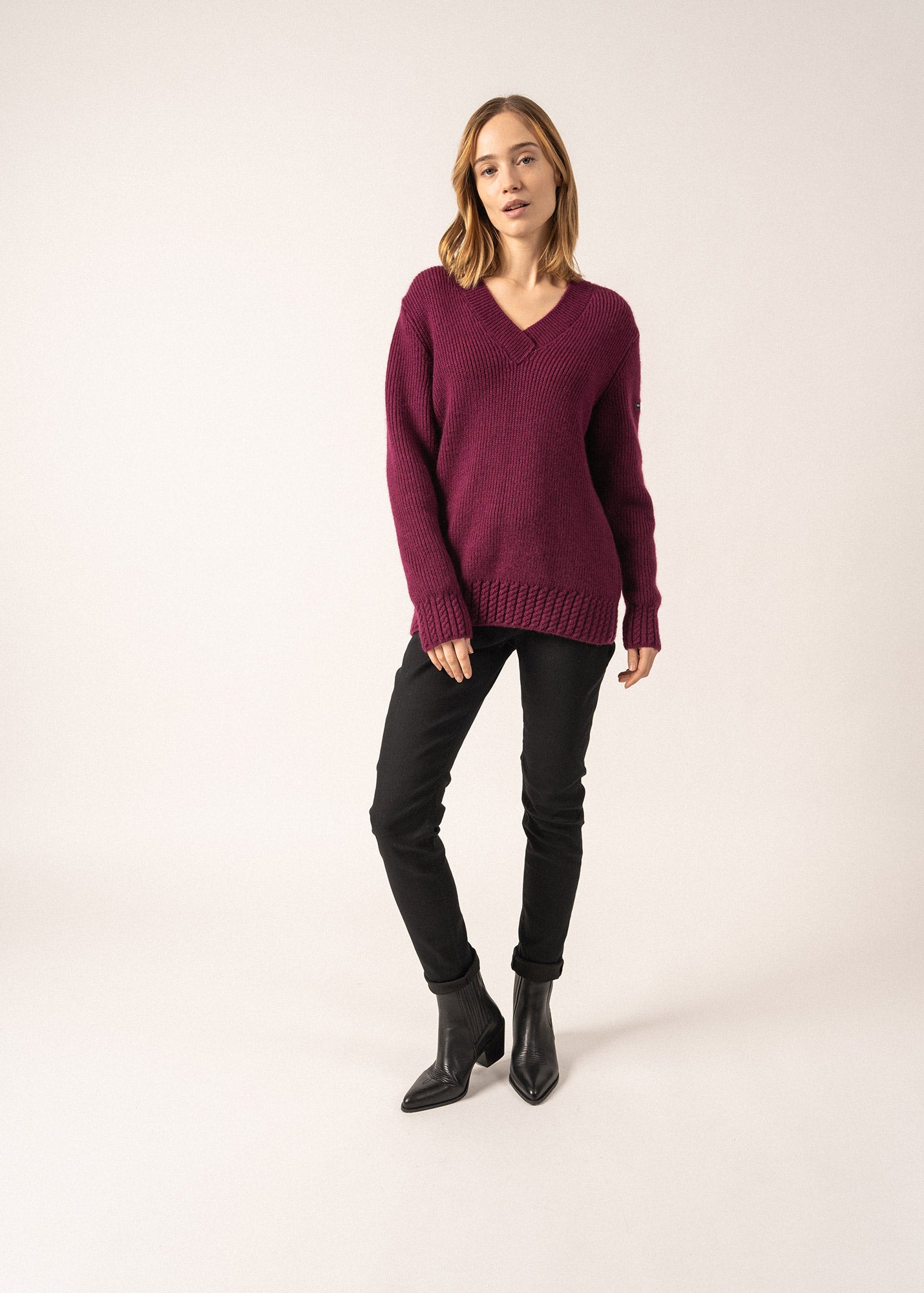 Saint James Gavarnie V-Neck Sweater