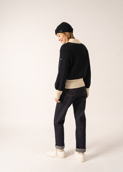 Saint James Campus Zip Cardigan