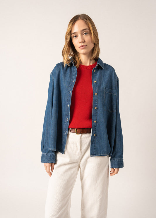 Saint James Tea Denim Shirt