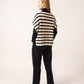 Saint James Pull Poncho Stripe Sweater Vest