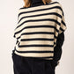 Saint James Pull Poncho Stripe Sweater Vest