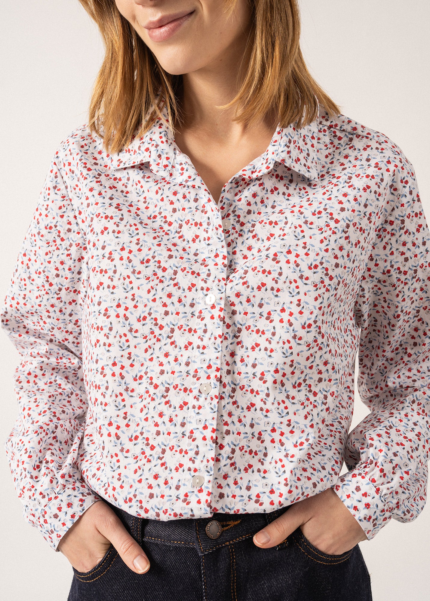 Saint James Alicia Print Blouse