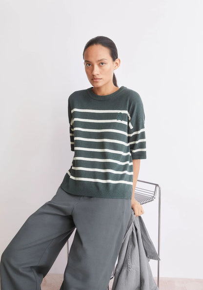 ARMEDANGELS Stripe Linen Blend Top