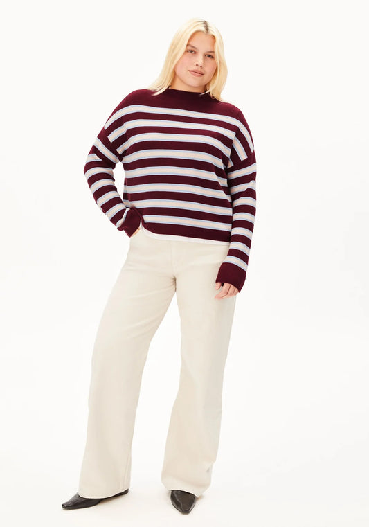 ARMEDANGELS Merinaa Striped Knit Sweater