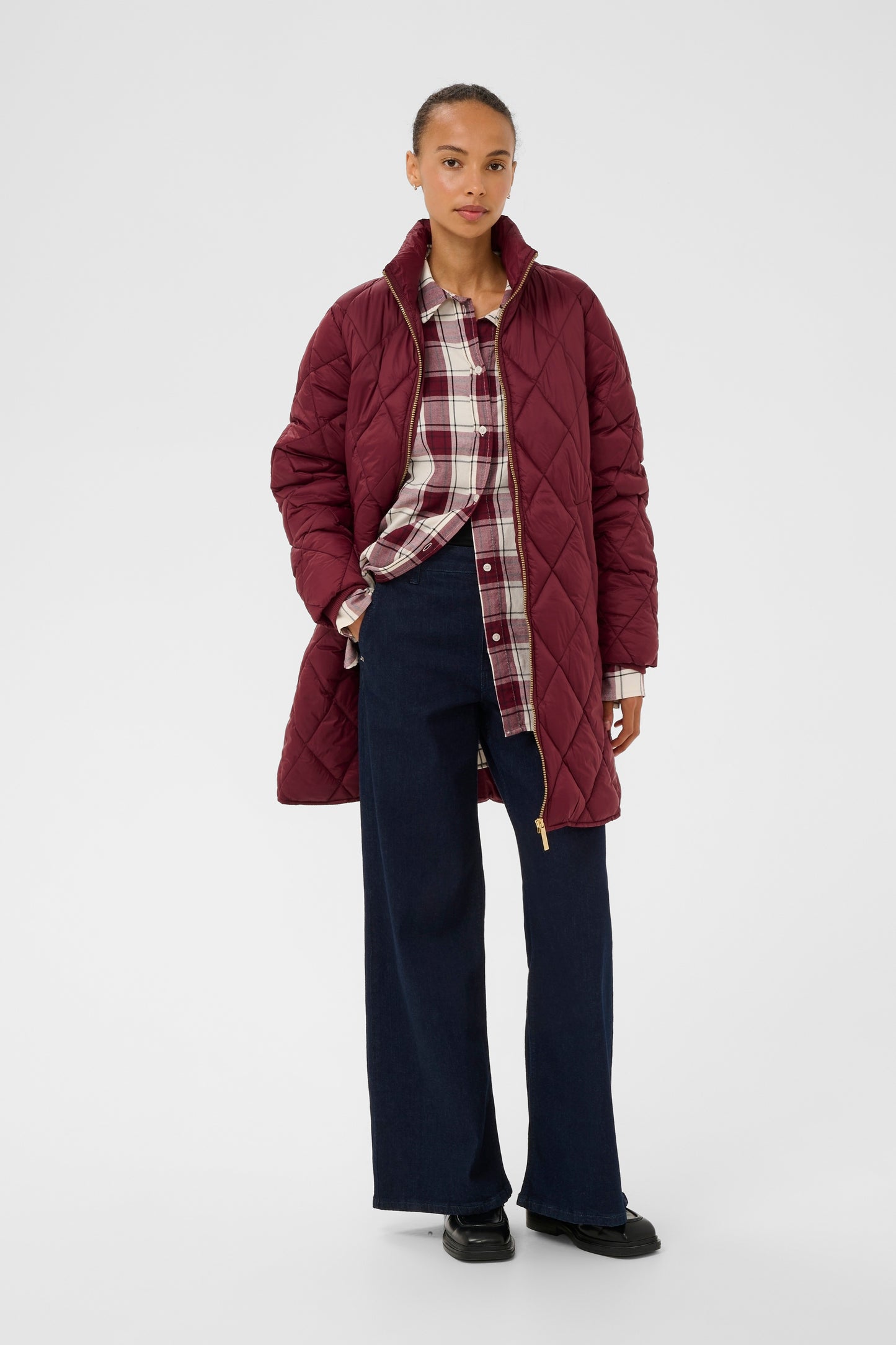 Part Two Olilas Mid Quilted Coat