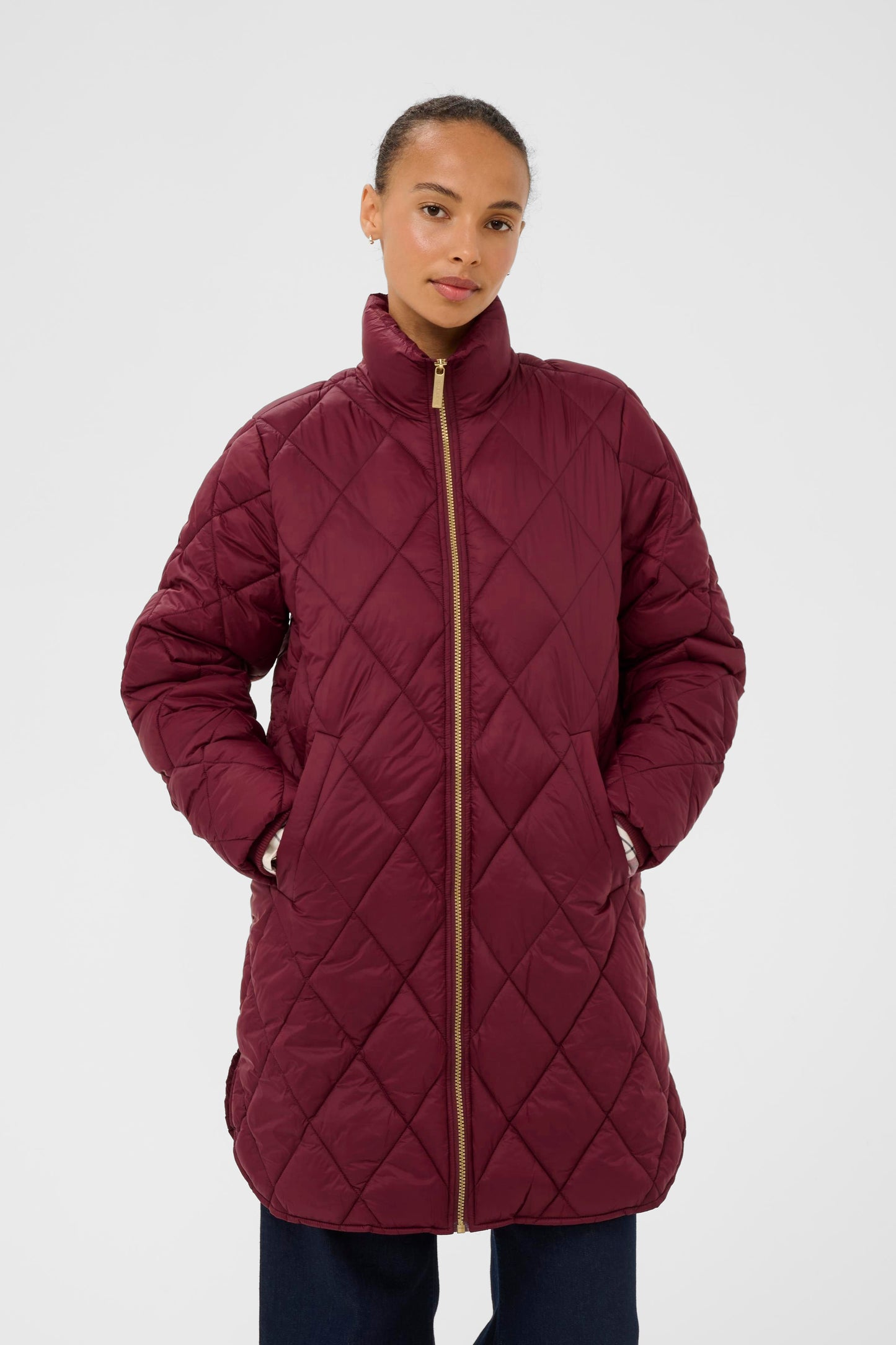 Part Two Olilas Mid Quilted Coat