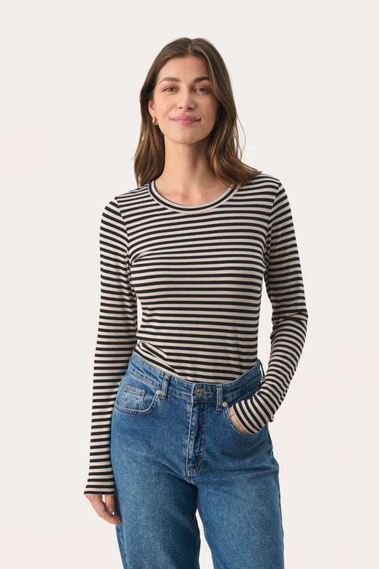 Part Two Emaja Stripe Long Sleeve Top