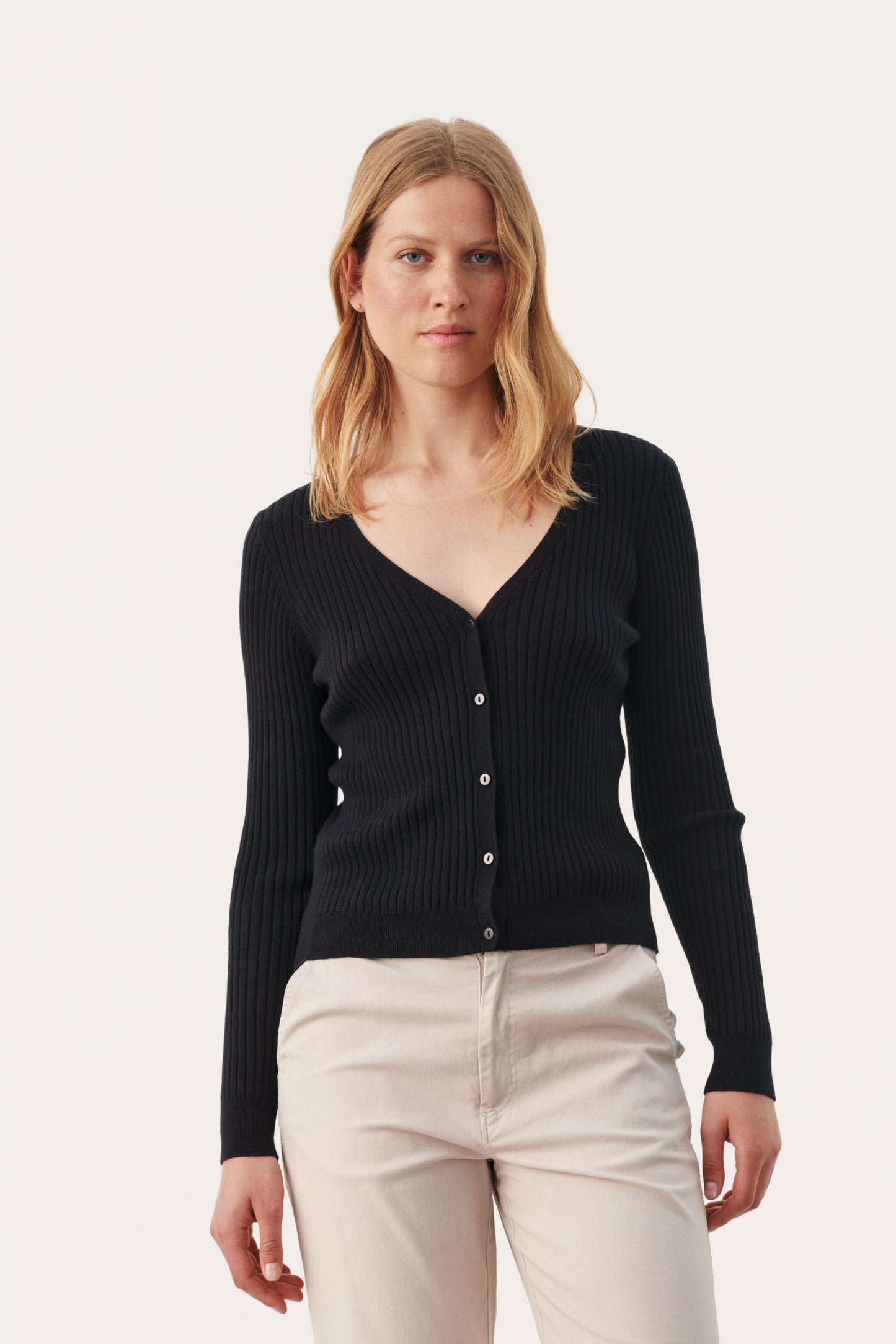 Part Two Camusa Ribbed Cardigan