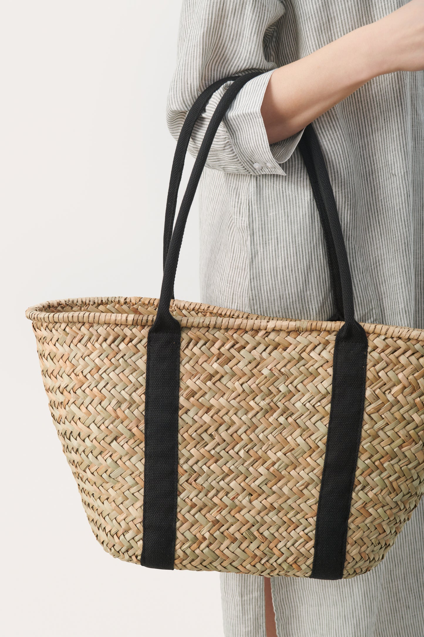 Part Two Geske Structured Straw Tote