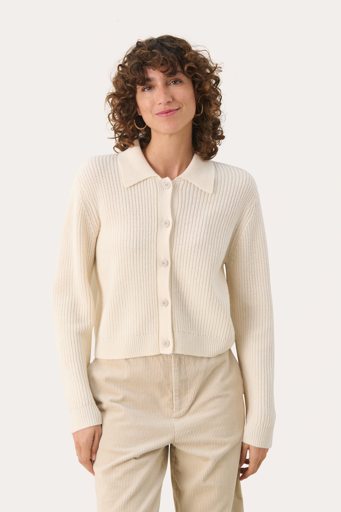 Part Two Lucianna Short Wool Blend Cardigan