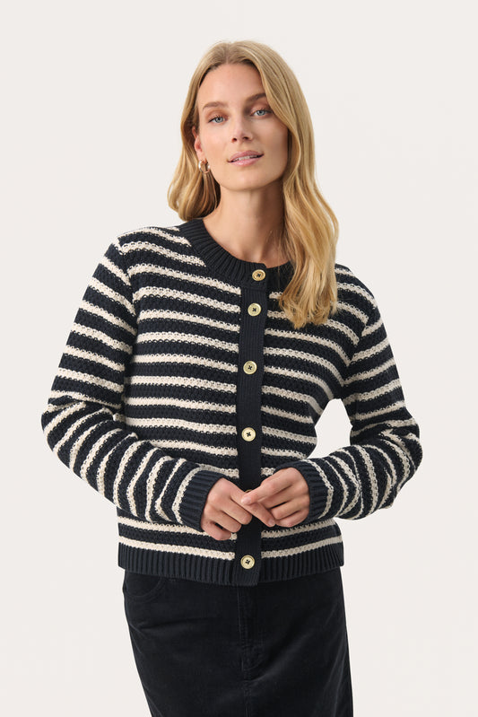 Part Two Leonida Stripe Cardigan