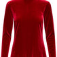 Part Two Mone Velvet Mock Neck Top