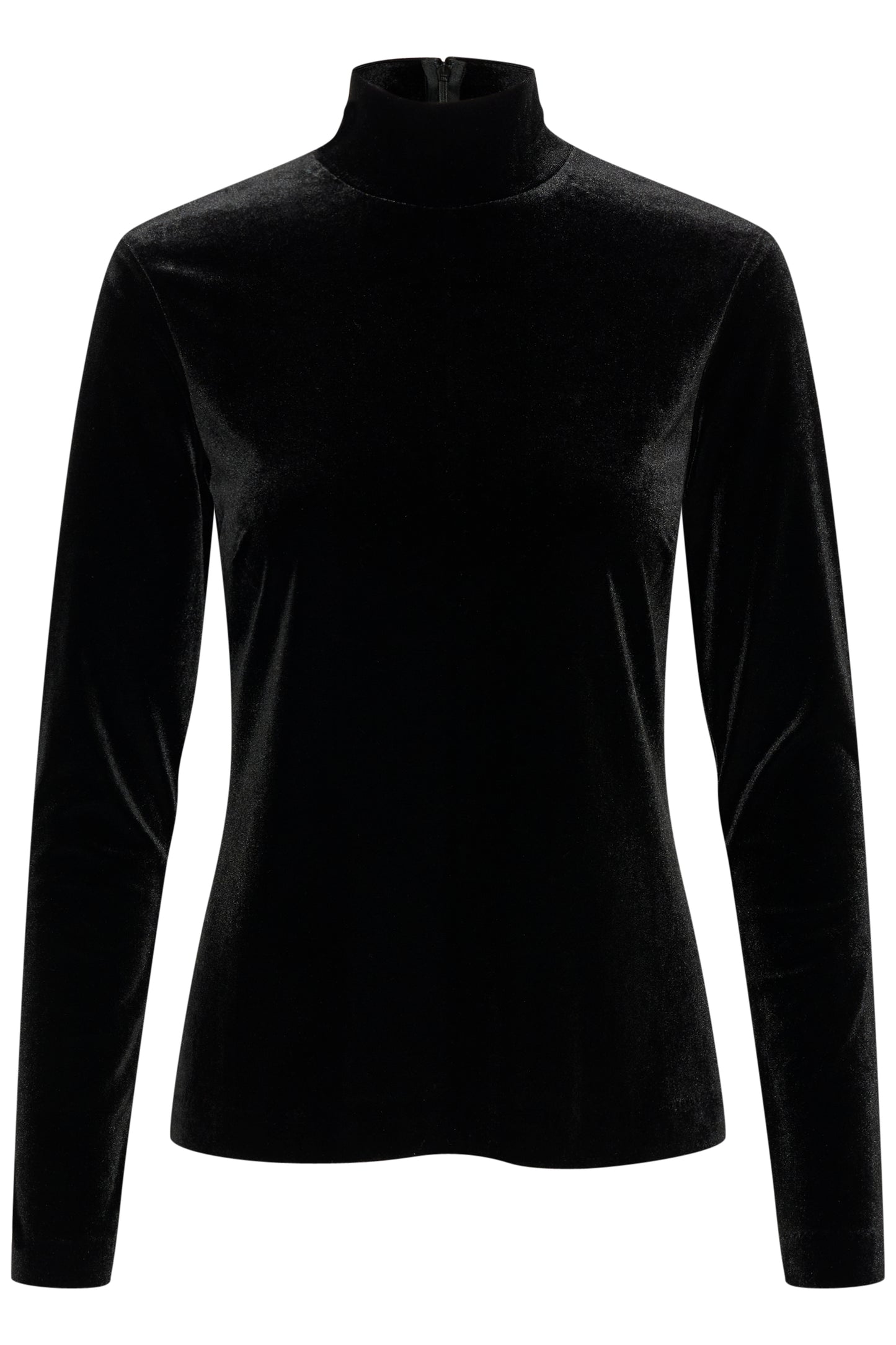 Part Two Mone Velvet Mock Neck Top