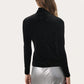 Part Two Mone Velvet Mock Neck Top