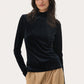 Part Two Mone Velvet Mock Neck Top