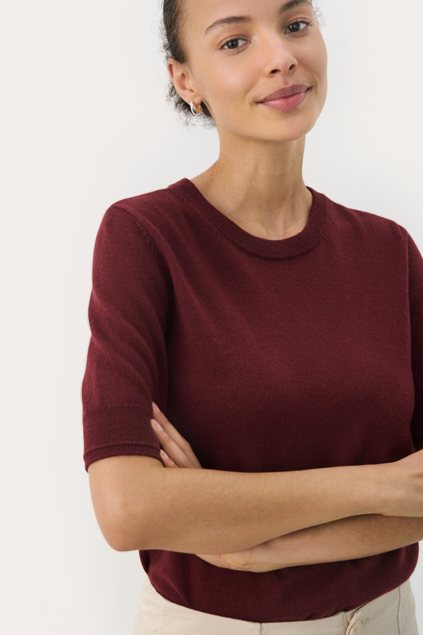 Part Two Natanya Merino Wool Top