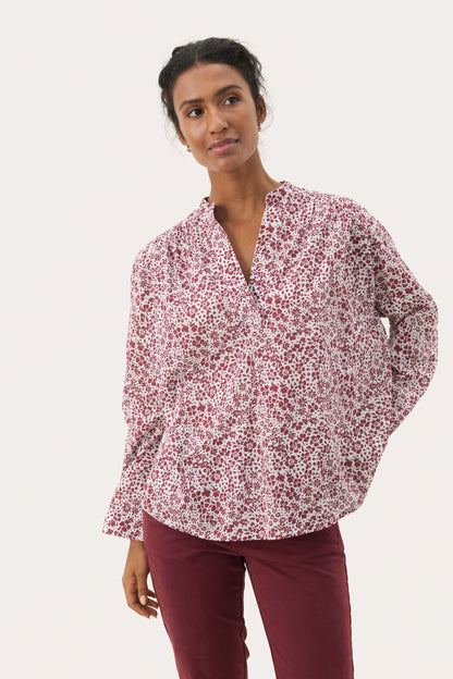 Part Two Natale Print Blouse