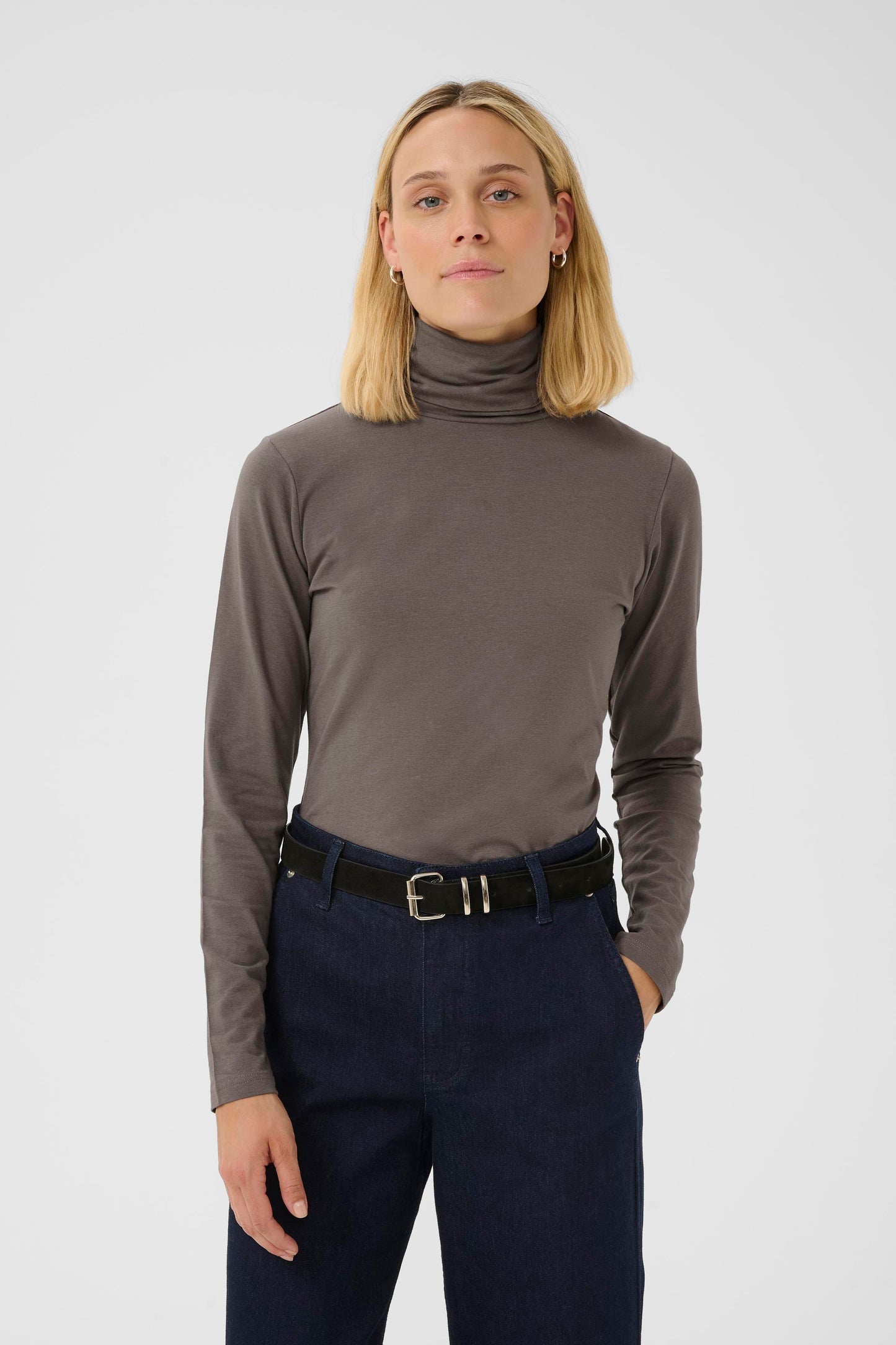 Part Two Efinas Jersey Turtleneck Top