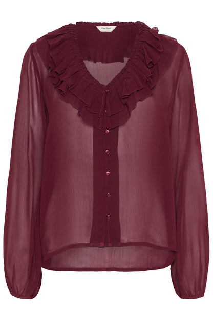 Part Two Sanza Ruffle Blouse