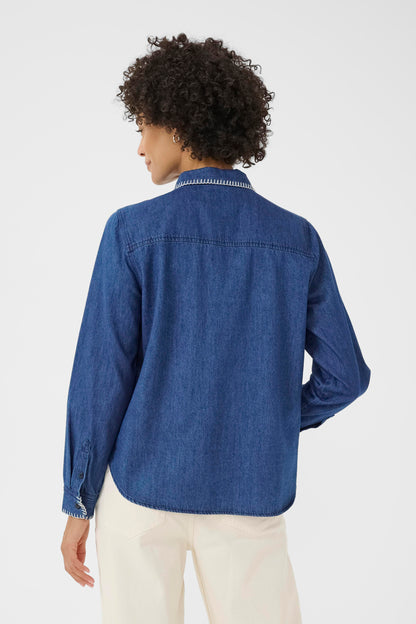 Part Two Sarafia Denim Shirt