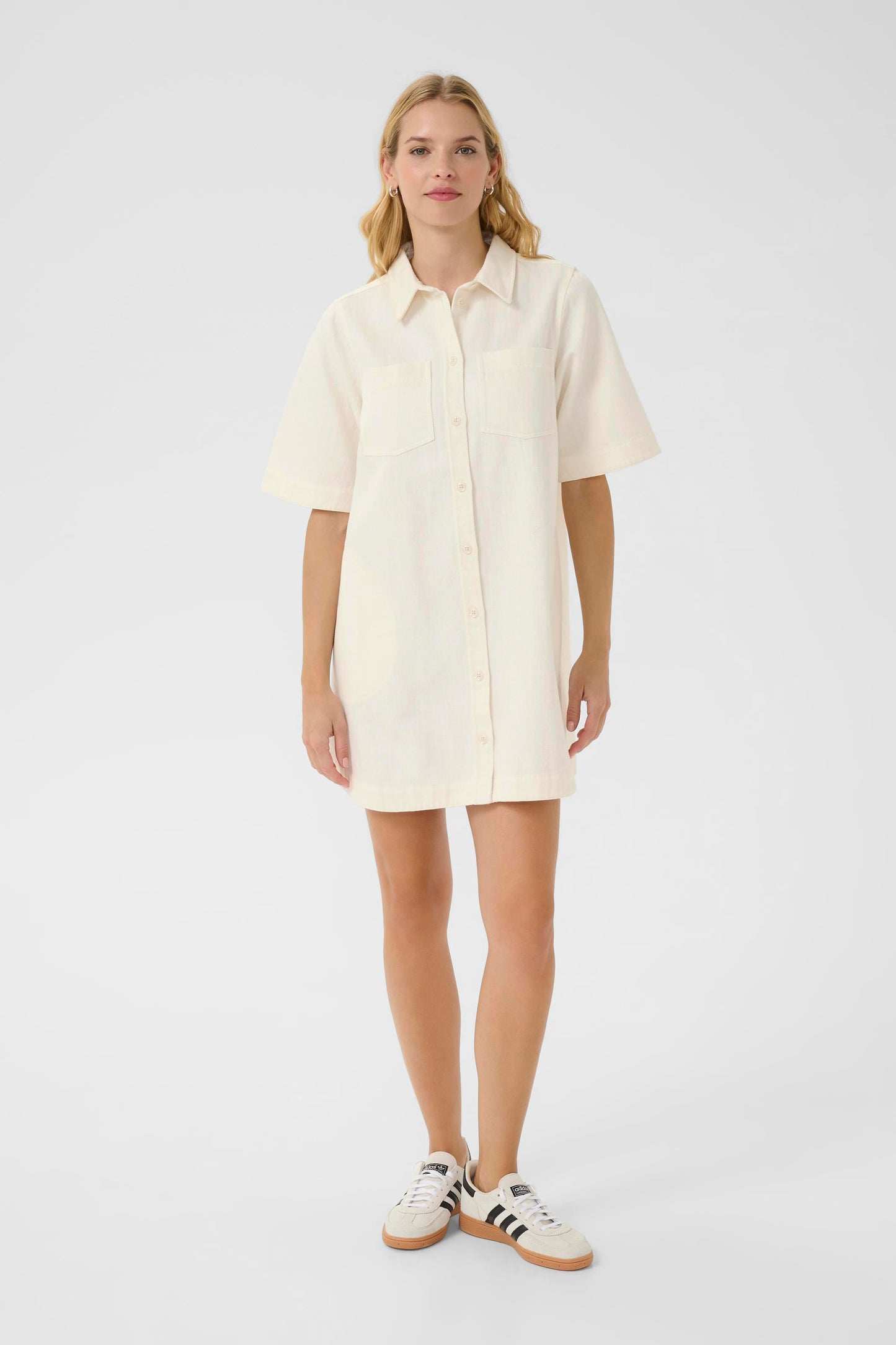 Part Two Sardia Collared Denim Dress