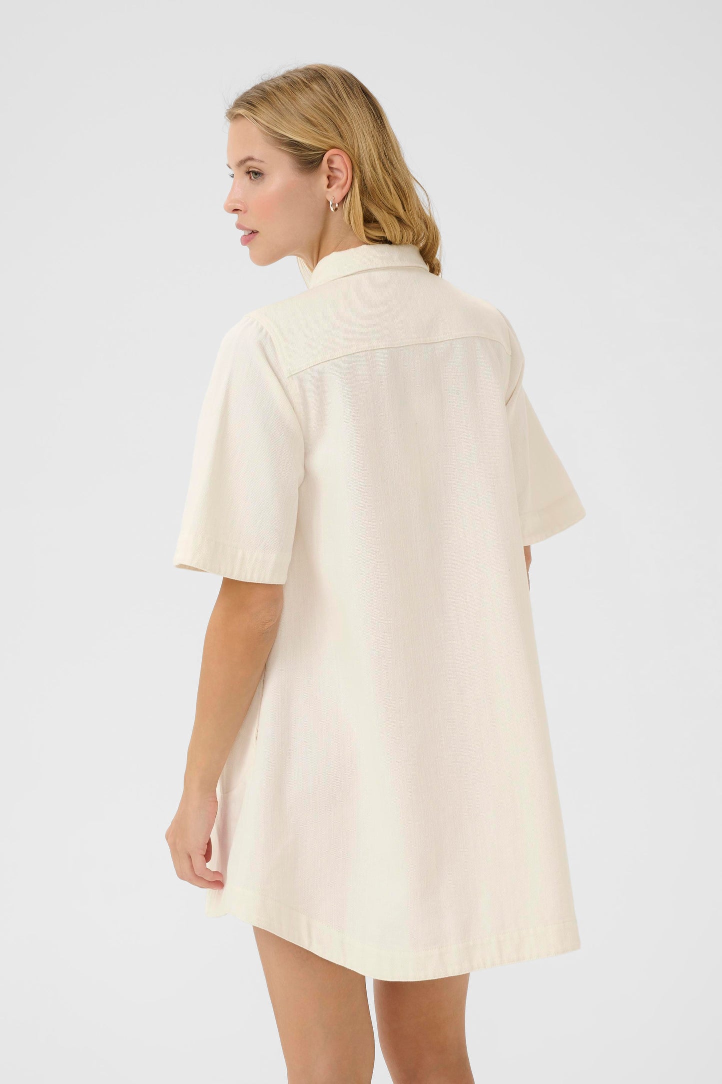 Part Two Sardia Collared Denim Dress