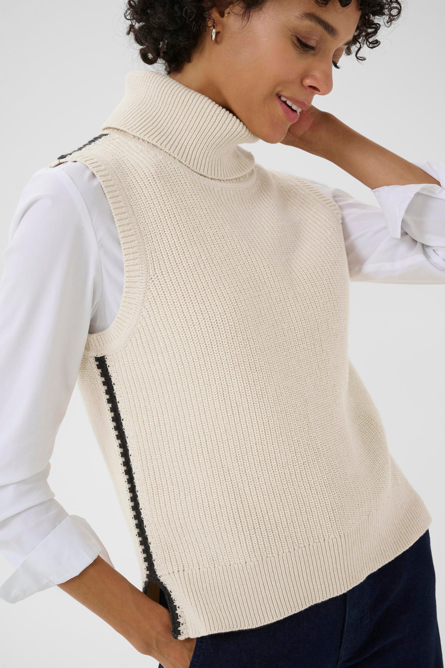 Part Two Sella Knit Turtleneck Vest