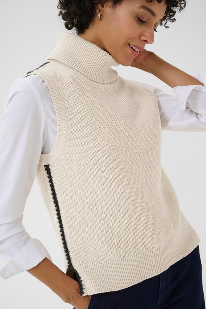 Part Two Sella Knit Turtleneck Vest