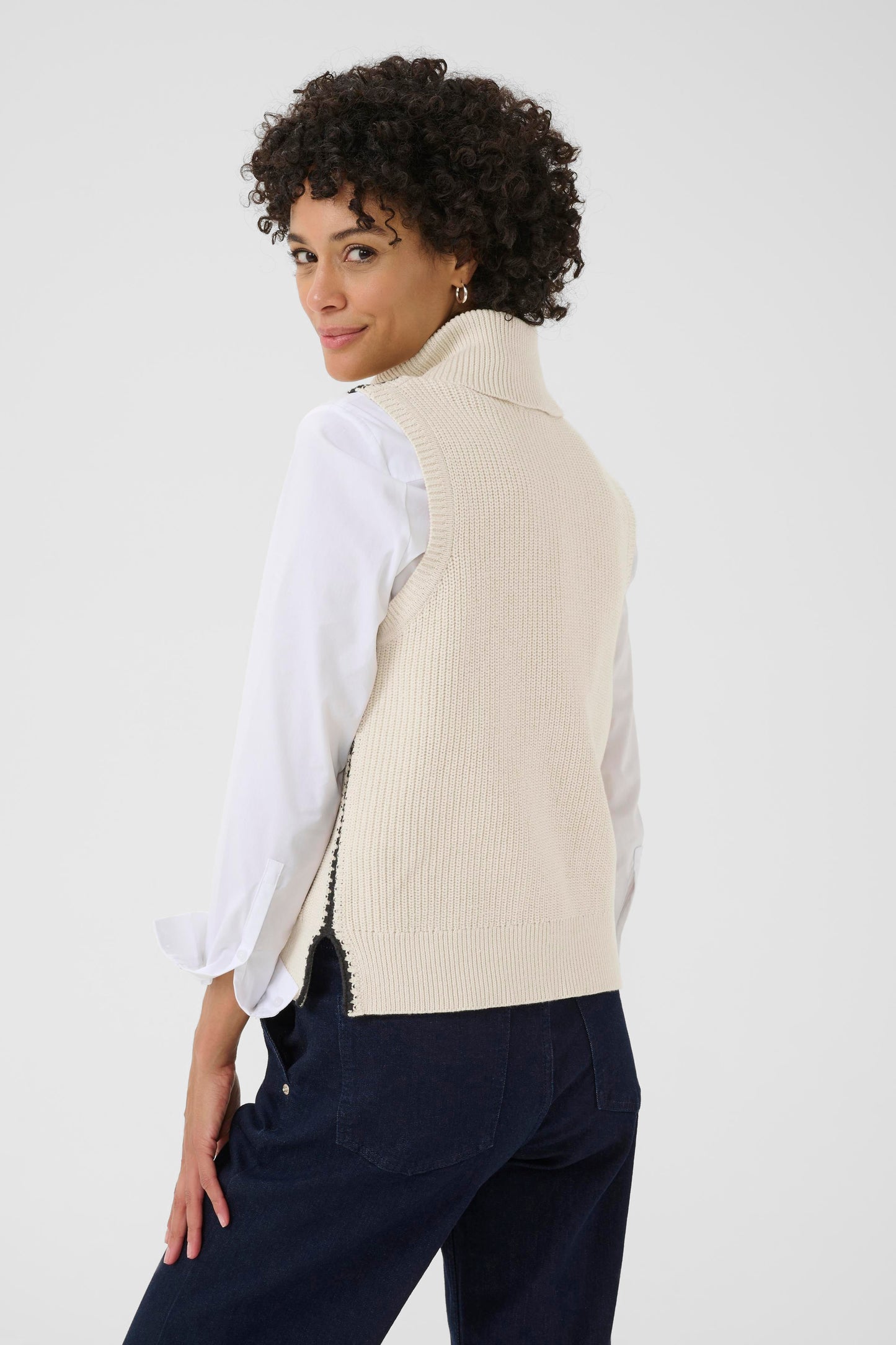 Part Two Sella Knit Turtleneck Vest
