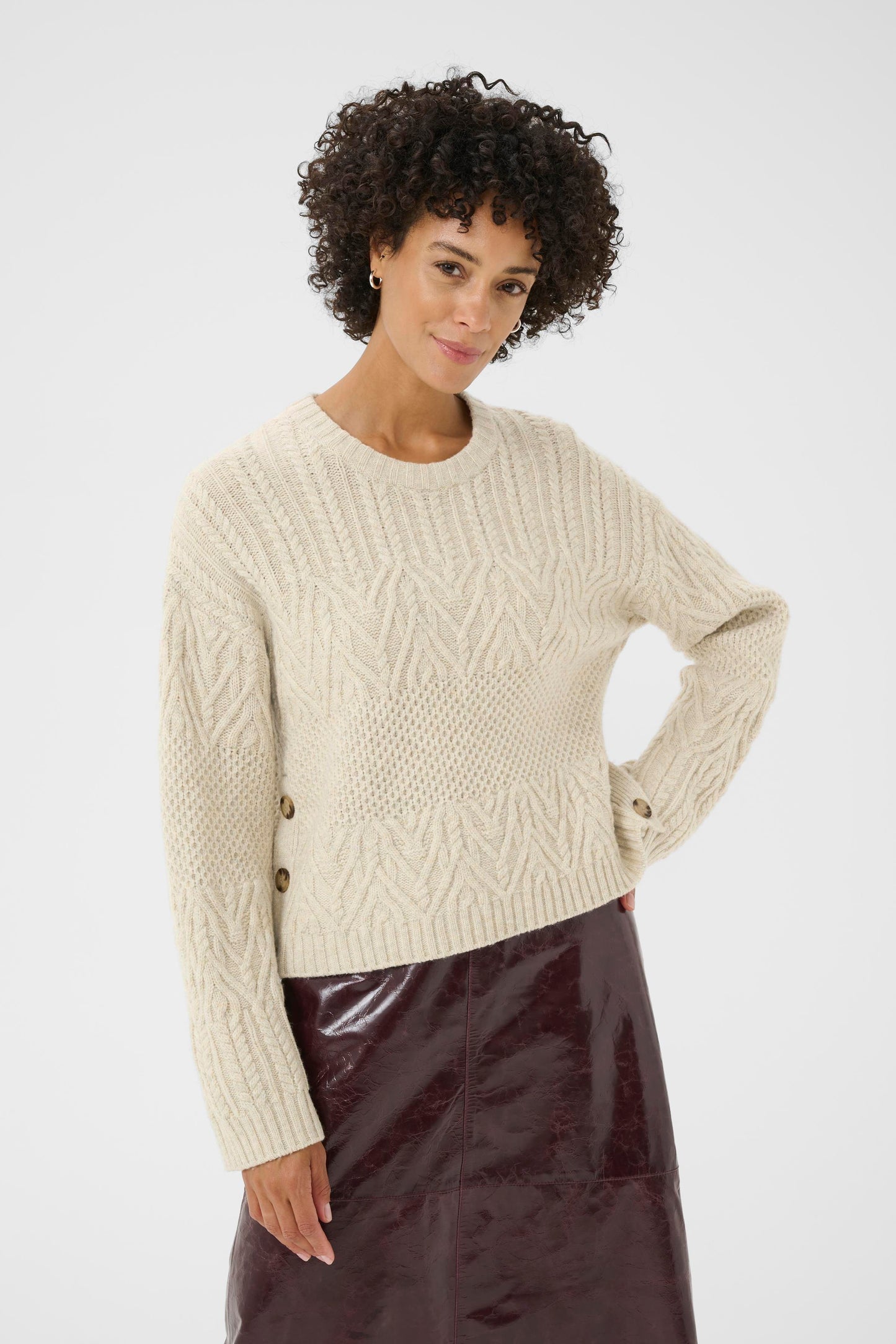 Part Two Sindy Cable Knit Sweater