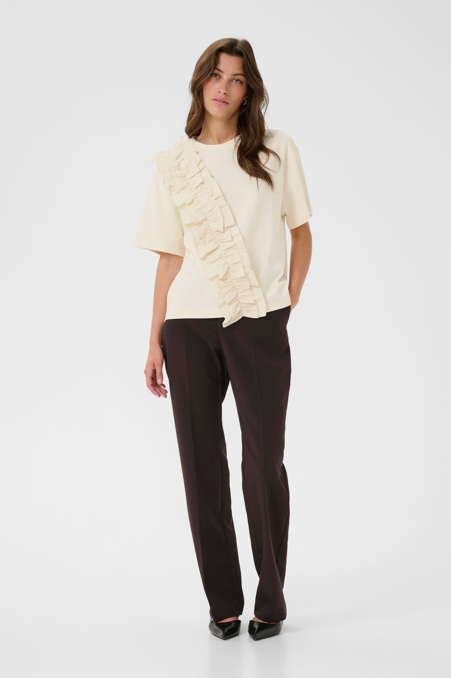 Part Two Sophy Ruffle T-Shirt